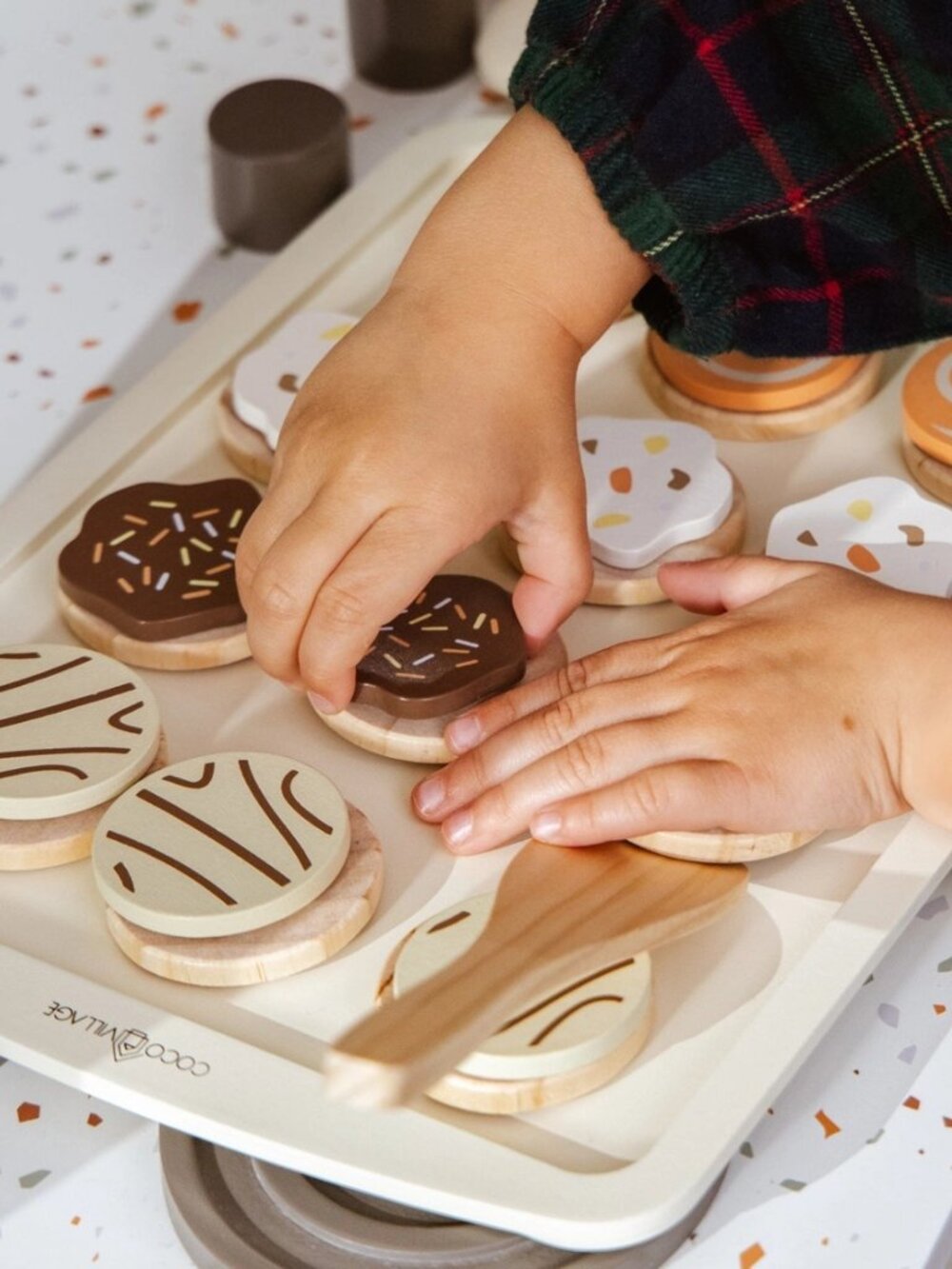 Wooden Cookie set